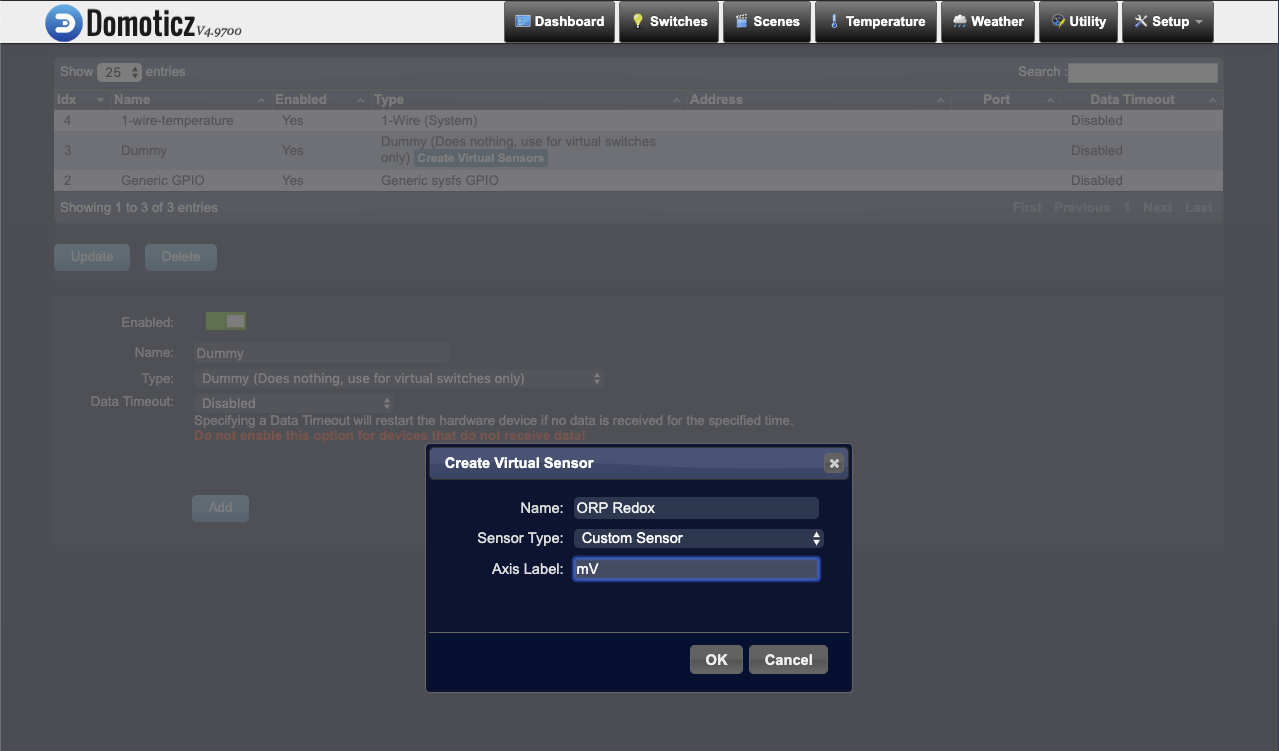 Read a Atlas Scientific ORP probe with a Raspberry Pi and Domoticz ...