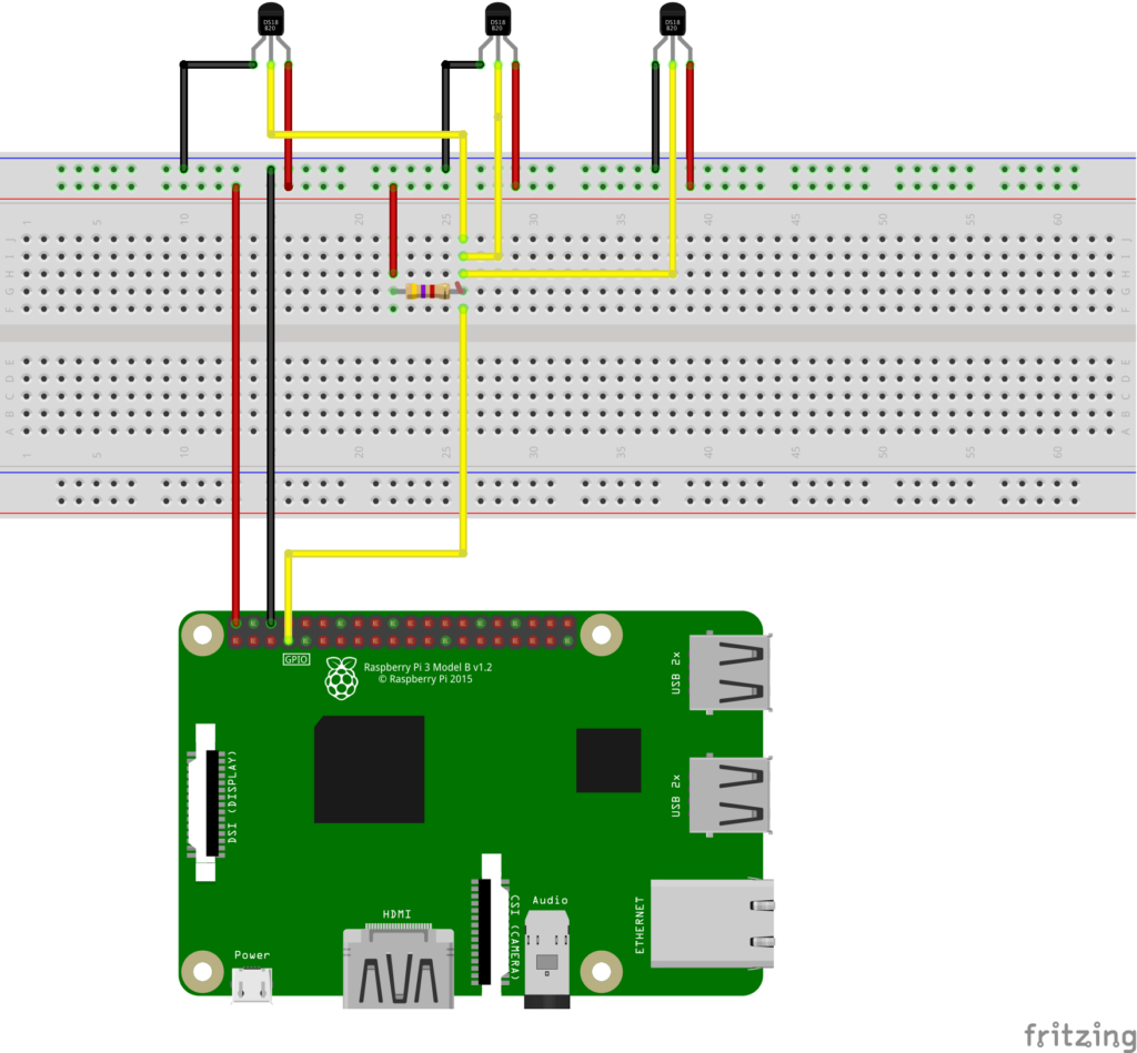 Connect Multiple Ds18b20 Temperature Sensors To A Raspberry Pi Raspberry Pi Automation 